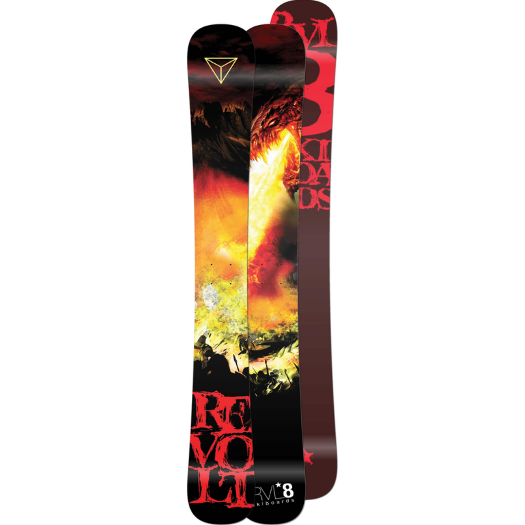 (Set of 2) Revolt 2022 “Dragon” 105cm Cambered Hard Pack Rear Skis