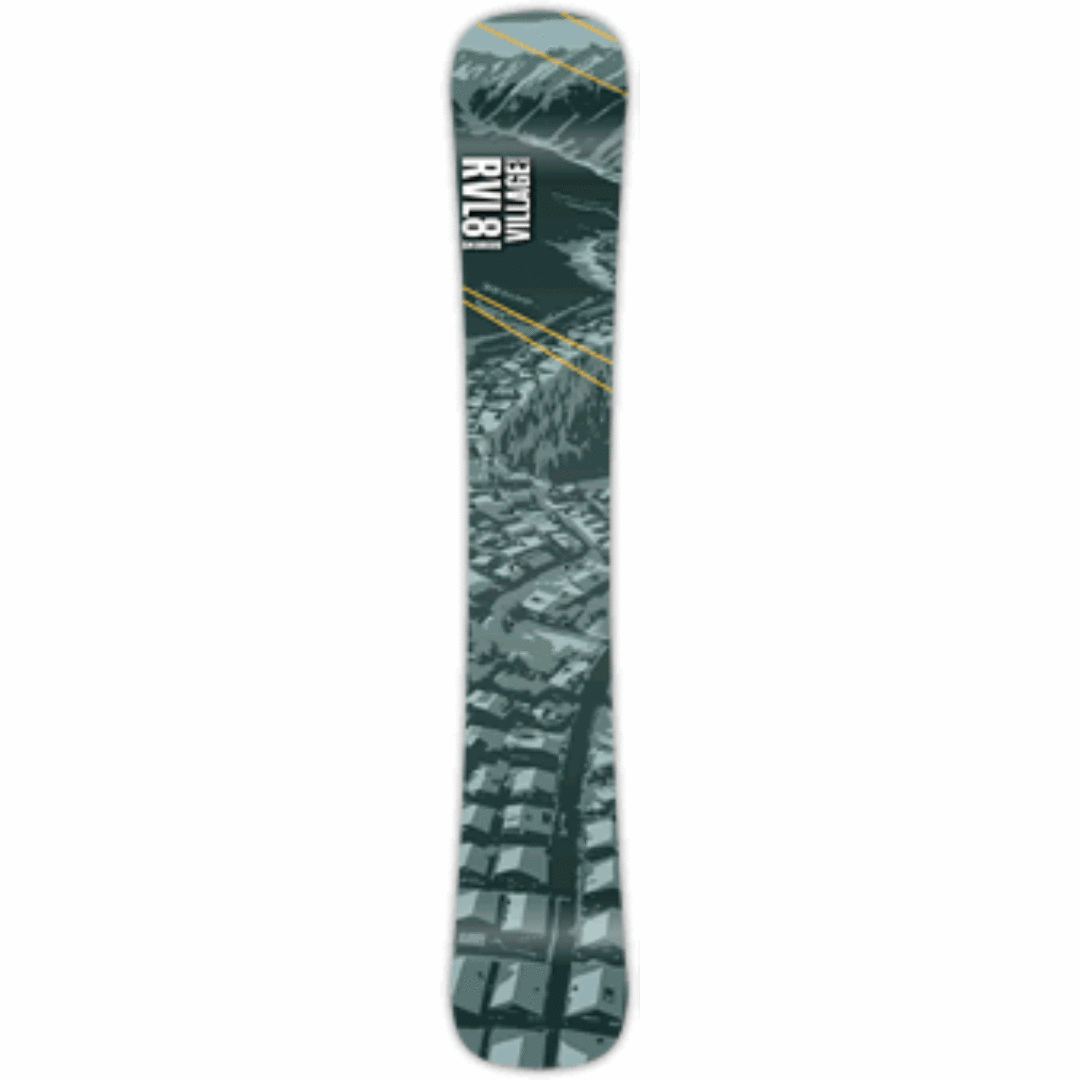 (Set of 1 Single) Bantam 2026 “Village” 75cm Front Ski (Graphic 1)