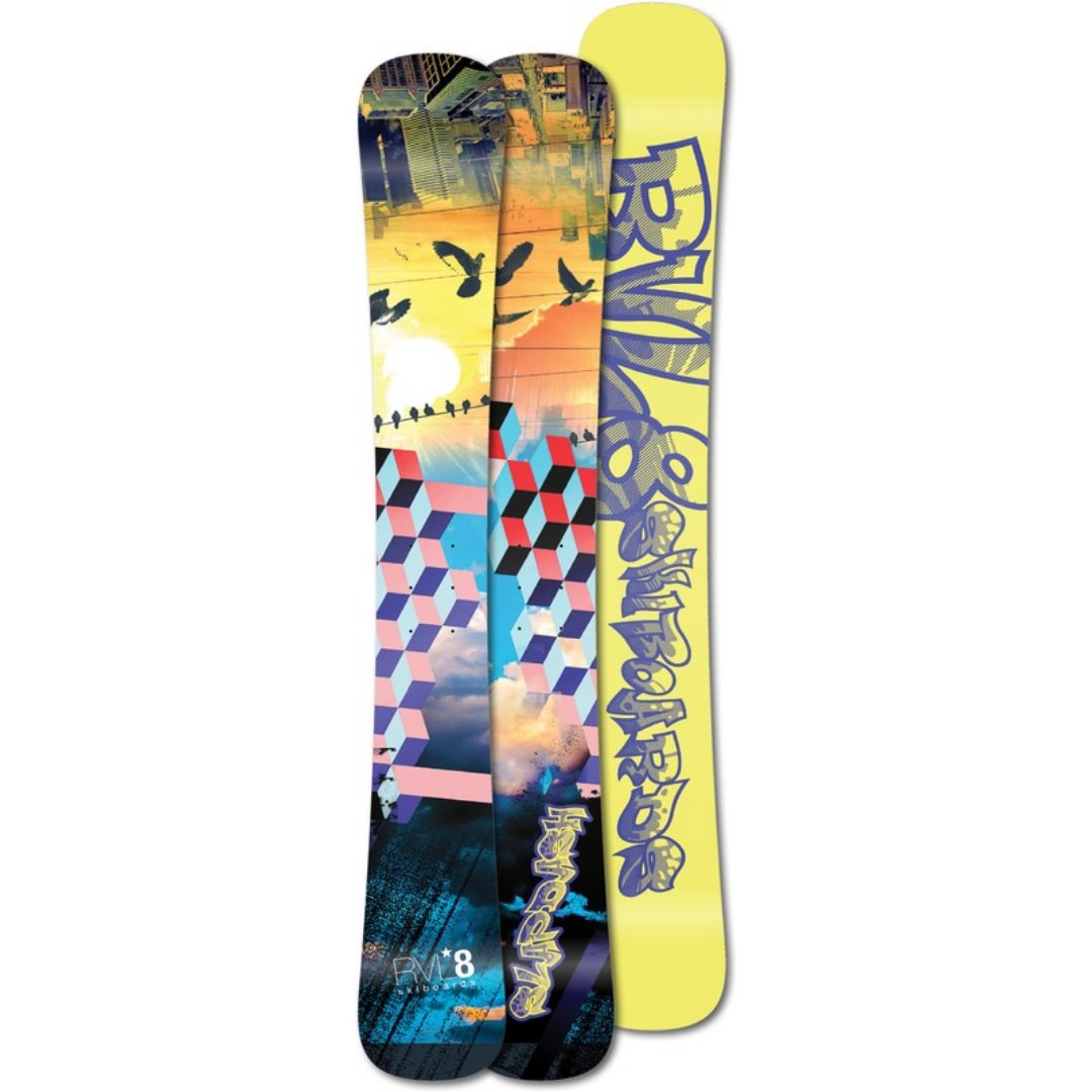 (Set of 2) Slapdash 2024 “Yellow Graphic” 98cm All Terrain Rear Skis